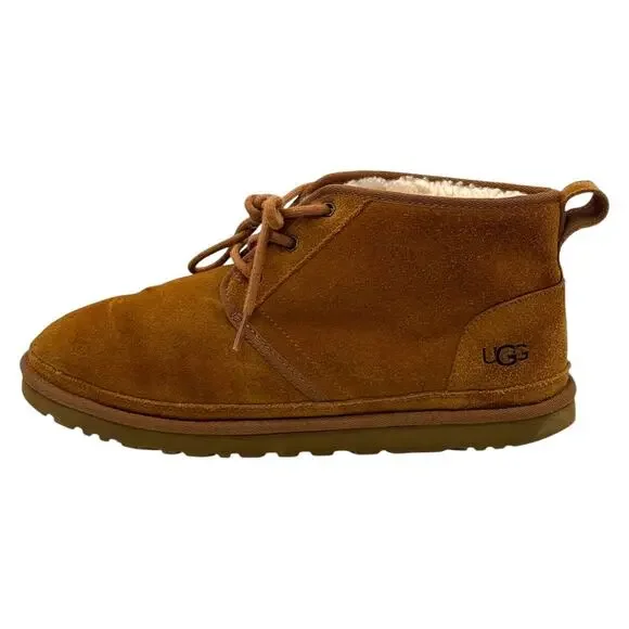 UGG Men's Chukka Boots - Size 12 - Chestnut Suede - Cozy & Stylish Excellent - Picture 2 of 8